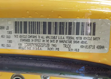 2016 Ram 1500 Tradesman from USA, damaged, VIN 1C6RR7KM0GS237129